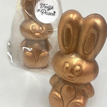 Gouden Paashaasje Melkchocolade met hazelnootjes - Marshmallowstore.nl