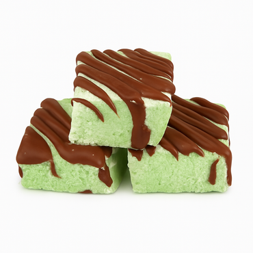 Guimauve au chocolat et à la menthe