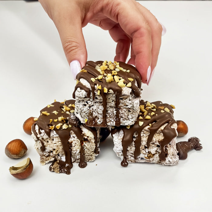 Guimauve au chocolat et aux noisettes