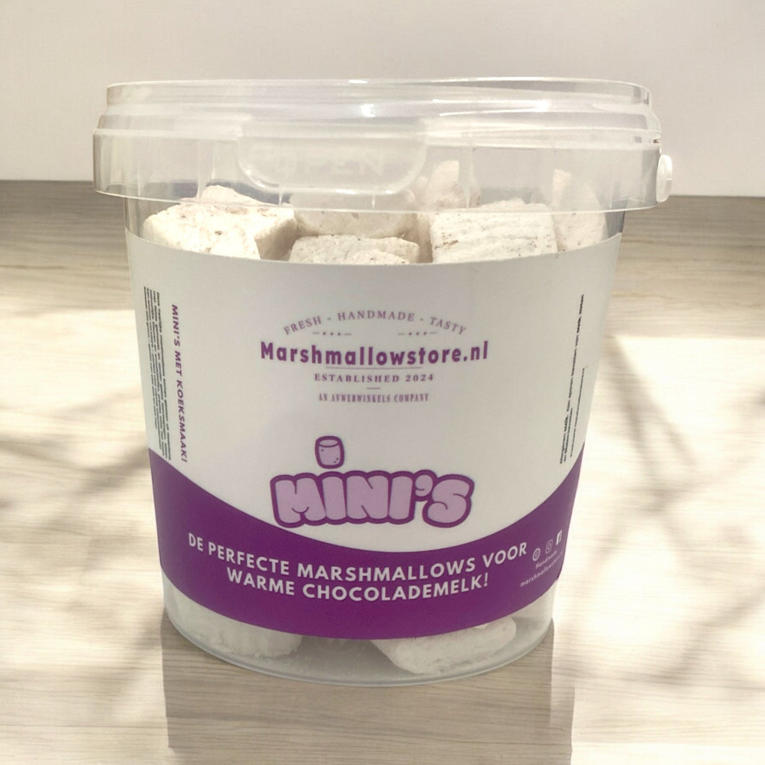 Ontdek onze nieuwe mini marshmallows – de perfecte toevoeging aan je warme chocolademelk!